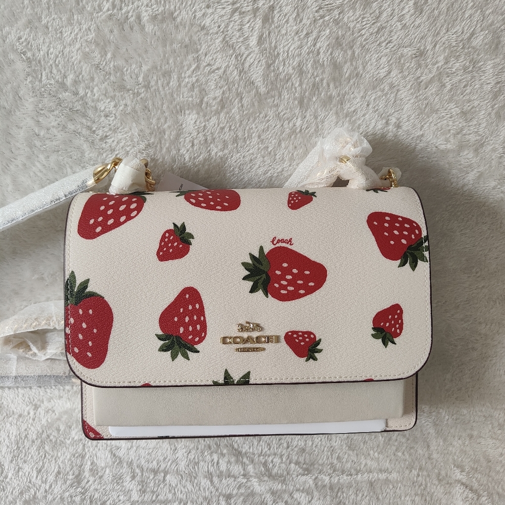 Klare Crossbody With Wild Strawberry Print